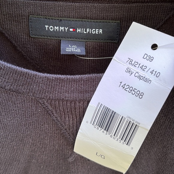 Men’s Navy Tommy Hilfiger Sweater NWT - Picture 4 of 6
